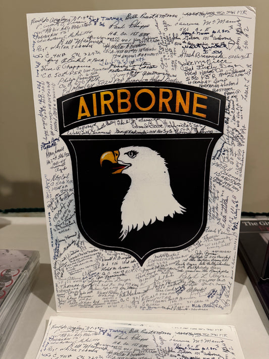 101st "Band of Brothers" Airborne Poster