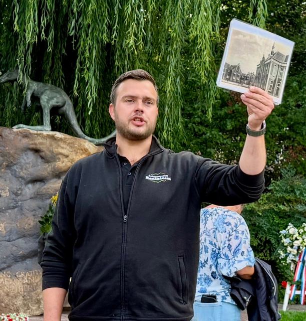 R. Braam guiding the battlefield tour